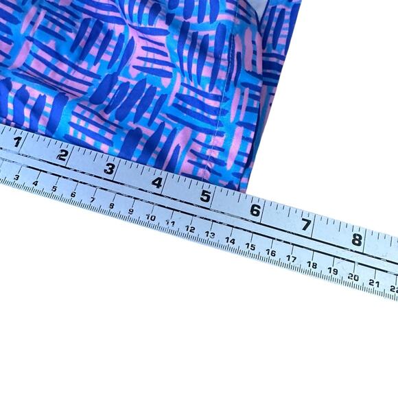 Southern Marsh Lined Swim Trunks Shorts Men’s 3X Blue Pink Geometric Drawstring - Picture 10 of 10